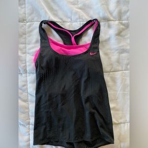 Nike Tank with built in Sports Bra